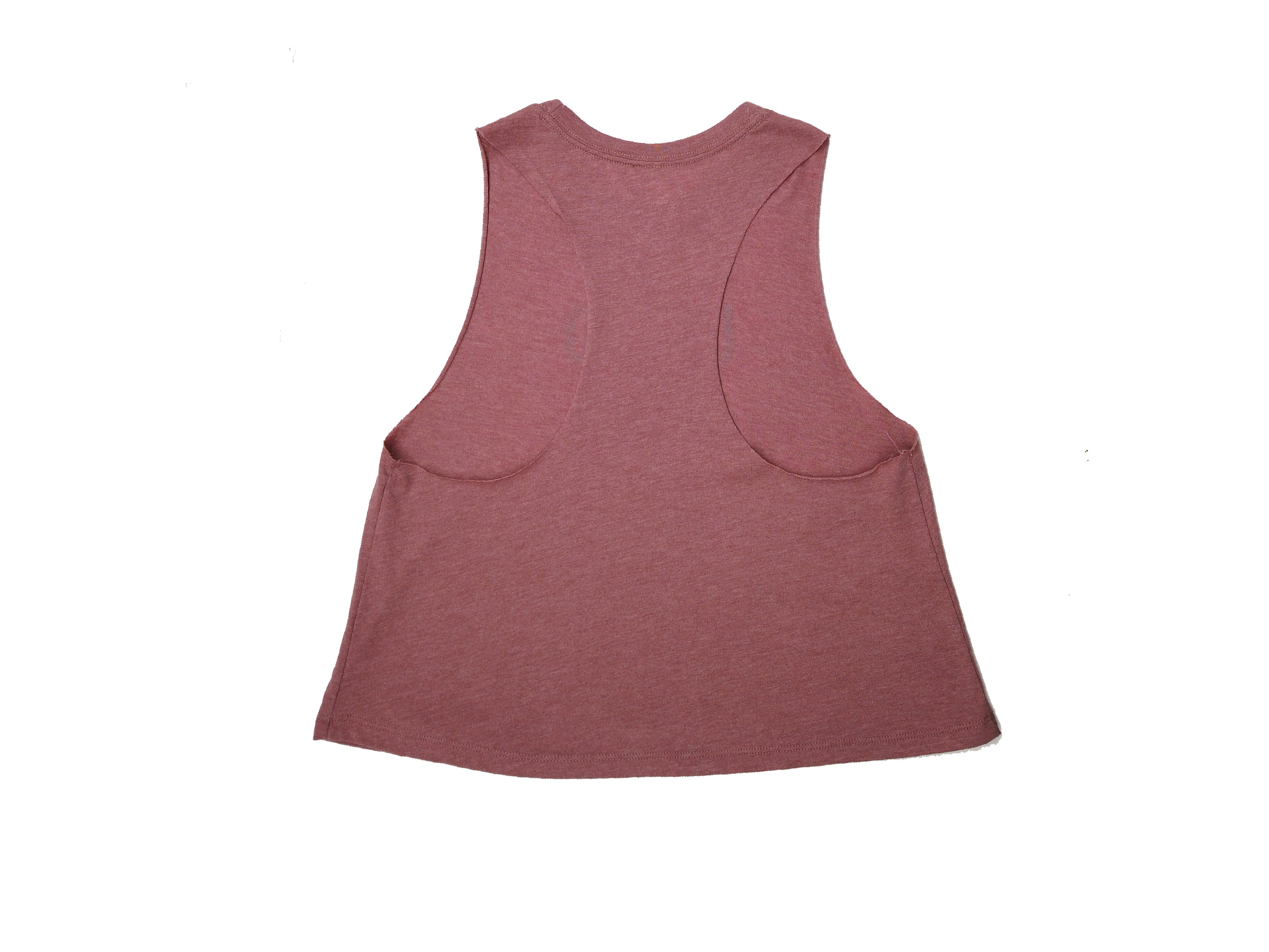 Women's Razor Cropped Tank Mauve