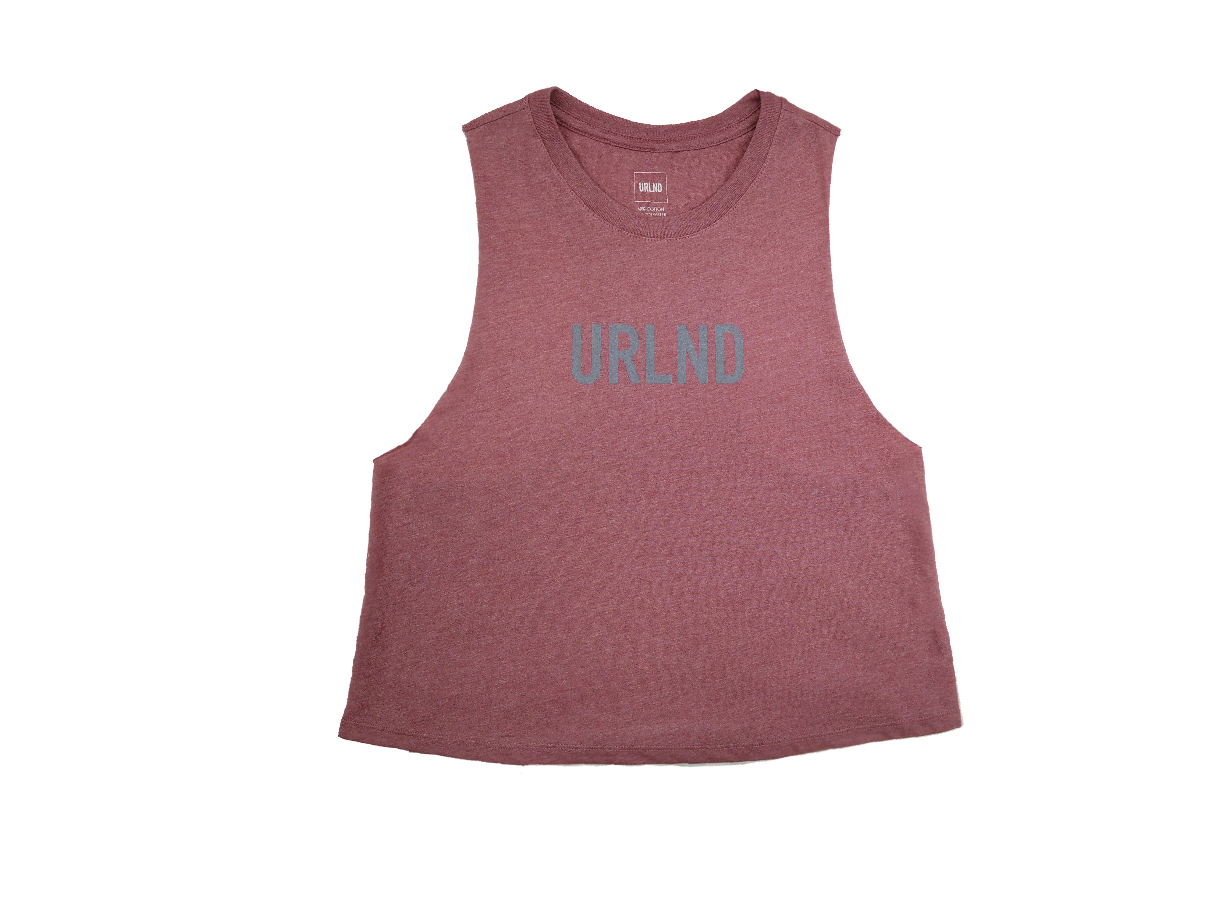Women's Razor Cropped Tank Mauve